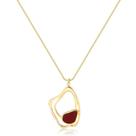Colar Velvet Duo Banhado Ouro 18k Elegante