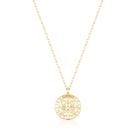 Colar Veneziana Alongada 60cm São Bento Vazado Banhado a Ouro 18K Colar Veneziana Alongada 60cm São Bento Vazado Banhado a Ouro 18K