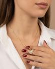 Colar veneziana borboleta cravejada - Banhado em ouro 18k Colar veneziana borboleta cravejada - Banhado em ouro 18k