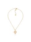 Colar Via Lessa Luna Pingente Madrepérola Rosa e Dourado Colar Via Lessa Luna Pingente Madrepérola Rosa e Dourado