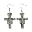 Colar Vintage Com Cruz De São Francisco De Assis, Crucifixo Católico, Amuleto, Pingente De Metal, Colar Vintage Com Cruz De São Francisco De Assis, Crucifixo Católico, Amuleto, Pingente De Metal,