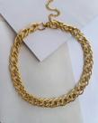 Colares banhado a Ouro colar Maxi elos tendência Maximalismo