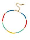 Colares chocker de miçangas coloridas mini candy colors Colares chocker de miçangas coloridas mini candy colors