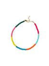 Colares chocker de miçangas cristal coloridas Candy colors