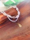 Colares chocker mix de colares com Búzios verdadeiros folheado a ouro
