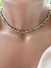 Colares chocker modelo olho grego folheado a ouro