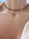 Colares chocker modelo olho grego folheado a ouro
