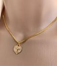 Colares chocker modelo religiosos Divino verniz italiano