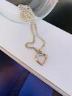 Colares choker banhado a Ouro e Prata com pingente de coração delicado