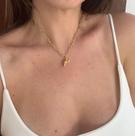 Colares choker Concha Delicada Verniz Italiano Semi Joia