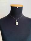 Colares choker de fio de nylon pingente de pérolas gota