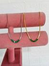 Colares choker folheado a ouro e prata modelo fita com zircônia