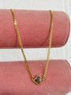 Colares choker folheados a ouro trevo no tom marrom delicado