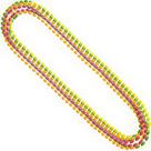 Colares de miçangas de néon Amscan de 30 cm - acessório elegante e divertido x8