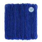 Colares de miçangas Huskein 100 peças de carnaval azul de 33 cm de plástico Colares de miçangas Huskein 100 peças de carnaval azul de 33 cm de plástico