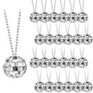 Colares Kigeli Mirror Disco Ball 36 unidades para festa dos anos 60 e 70