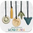 Colares para mastigar Wonder Sense Calm Colors, 5 unidades para crianças sensoriais