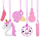 Colares Sensory Chew Olugu (6 Unidades) - Para Autismo e Dentição Infantil