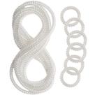 Colares Teether Olugu Chew Clear Coil, 12 unidades para crianças