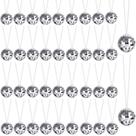 Colares Uoeo Mirror Disco Ball, 4 cm, pacote com 48, decoração de festa