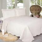 Colcha Arabesque Bege - Solteiro - Camesa - Cama posta - 2 peças