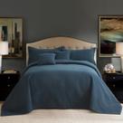Colcha Blythease Oversized King 300x305cm Azul marinho