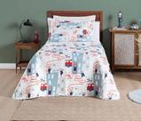 Colcha Bouti Cobre Leito Dupla Face Cama Solteiro Infantil - Bia Enxovais