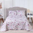 Colcha Bouti Queen Dupla Face Estampada com Porta Travesseiro 3 Peças Vergine