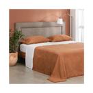 Colcha bud medalhão franja 235x250 cm - 3039