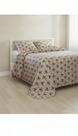 Colcha Cama Casal Queen Piquet Floral Vermelho 3 Peças
