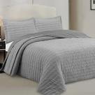 Colcha Camesa Queen Rustik 3 Peças Microfibra Matelassê Ultrassônico 2,60x2,80m Colcha Camesa Queen Rustik 3 Peças Microfibra Matelassê Ultrassônico 2,60x2,80m