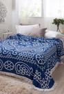 Colcha Casal Chenille Jolitex 220 x 240 Bruna Azul Colcha Casal Chenille Jolitex 220 x 240 Bruna Azul