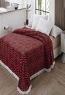 Colcha Casal Chenille Jolitex 220x240 cm Isadora Vermelha