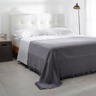 Colcha Casal cobre leito Buddemeyer 2,30m X 2,50m Lisa Protetora Decorativa Pet Manta Para Sofa Retratil