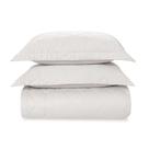 Colcha Casal com 2 Porta Travesseiros Cetim 300 Fios Bossa Branco Karsten