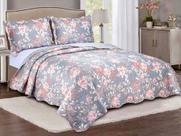 Colcha Casal Evolution Patchwork Nuance