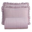 Colcha Casal Malvinni MicroPercal 300 Fios Babado 3 Peças - Rose - 100% Poliéster Colcha Casal Malvinni MicroPercal 300 Fios Babado 3 Peças - Rose - 100% Poliéster