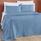 Colcha Casal Queen Size London 200 Fios Bordado Inglês Super Elegante NOBLESS Colcha Casal Queen Size London 200 Fios Bordado Inglês Super Elegante NOBLESS
