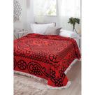 Colcha Chenille Canelada Bruna 220x240cm Vermelho e Preto Aristocrata Jolitex Colcha Chenille Canelada Bruna 220x240cm Vermelho e Preto Aristocrata Jolitex