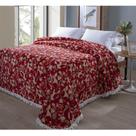 Colcha Chenille Canelada Rafaella 220x240cm Vermelho Jolitex Colcha Chenille Canelada Rafaella 220x240cm Vermelho Jolitex