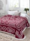 Colcha Chenille Jolitex Casal Com Franja 2,20x2,40m Vinho