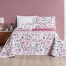 Colcha Cobre Leito Cama King 3 Peças Dupla Face Fronha Aba Americana 200 Fios