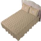 Colcha Cobre Leito Casal Realeza Padrão 3 Peças Matelado