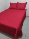 Colcha Cobre Leito Dupla Face Com Porta Travesseiro Dupla Face