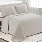 Colcha Cobre Leito King kit 3 peças Dupla Face Microfibra Soft Ultrassônico - Camesa Colcha Cobre Leito King kit 3 peças Dupla Face Microfibra Soft Ultrassônico - Camesa
