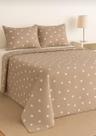 Colcha Cobre Leito KING SIZE 3pç Tecido Pique Estampado Floral Cáqui Colcha Cobre Leito KING SIZE 3pç Tecido Pique Estampado Floral Cáqui