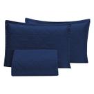 Colcha Cobre Leito Matelado Liso Ternura Casal Queen 3 Peças