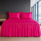 Colcha Cobre Leito Queen Yasmin Matelada Avulsa de Alta Qualidade Cetim Charmousse Pink