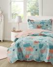 Colcha Cobre Leito Solteiro Roupa De Cama Dupla Face Kit 2