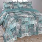 Colcha Cobre Leito Ultrassonic Dupla Face Estampada Queen 240x260cm